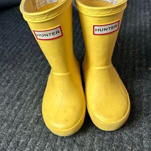Hunter Yellow Rain Boots